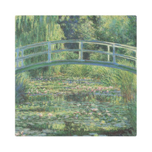 The Water-Lily Pond, Landscape Oil Painting, Monet Metal Print