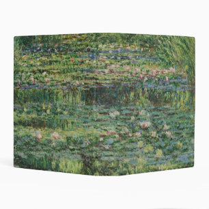 The Water-Lily Pond, Landscape Oil Painting, Monet Mini Binder