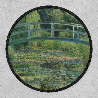 The Water-Lily Pond, Landscape Oil Painting, Monet Patch