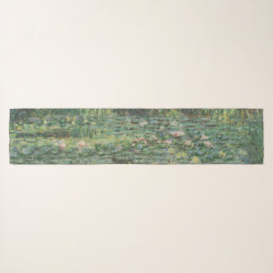 The Water-Lily Pond, Landscape Oil Painting, Monet Scarf
