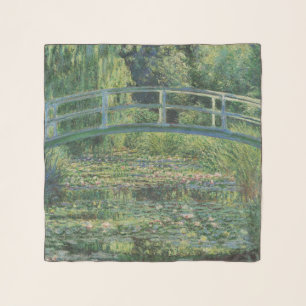 The Water-Lily Pond, Landscape Oil Painting, Monet Scarf
