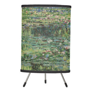The Water-Lily Pond, Landscape Oil Painting, Monet Tripod Lamp