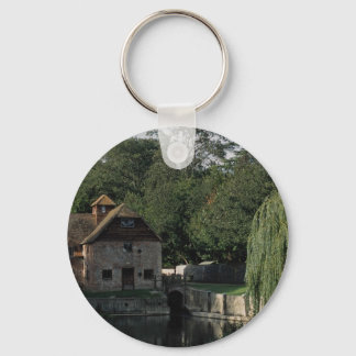 The Water Mill, Mapledurham, Oxford, England, U.K. Keychain