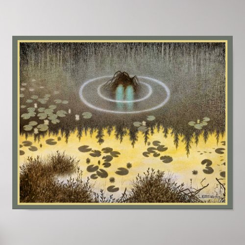 The Water Sprite by Theodor Severin Kittelsen Poster