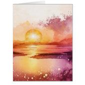 The Watercolor Beach Series Design 3 (Front)