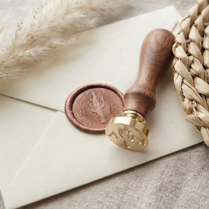 The Watercolor Desert Range Wedding Suite - Wax Seal Stamp