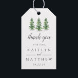 The Watercolor Pine Tree Forest Wedding Collection Gift Tags<br><div class="desc">Celebrate in style with these stylish and very trendy wedding tags. The design is easy to personalize with your special event wording and your guests will be thrilled when they see these fabulous tags.</div>