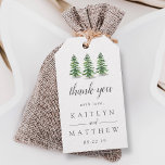 The Watercolor Pine Tree Forest Wedding Collection Gift Tags<br><div class="desc">Celebrate in style with these stylish and very trendy wedding tags. The design is easy to personalize with your special event wording and your guests will be thrilled when they see these fabulous tags.</div>