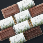 The Watercolor Pine Tree Forest Wedding Collection Hershey's Miniatures<br><div class="desc">Celebrate in style with these elegant and very trendy wedding favors. The design is easy to personalize with your own wording and your guests will be thrilled when they receive these fabulous treats. Matching items can be found in the collection.</div>