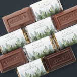 The Watercolor Pine Tree Forest Wedding Collection Hershey's Miniatures<br><div class="desc">Celebrate in style with these elegant and very trendy wedding favors. The design is easy to personalize with your own wording and your guests will be thrilled when they receive these fabulous treats. Matching items can be found in the collection.</div>