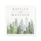 The Watercolor Pine Tree Forest Wedding Collection