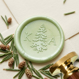 The Watercolor Pine Tree Forest Wedding Collection Wax Seal Stamp