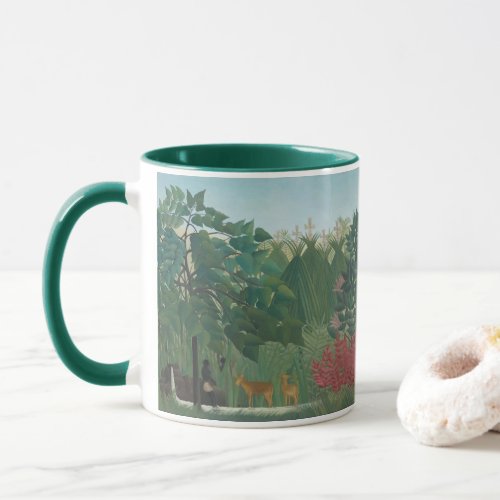 The Waterfall by Henri Rousseau Vintage Fine Art Mug