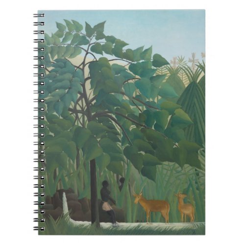 The Waterfall by Henri Rousseau Vintage Fine Art Notebook