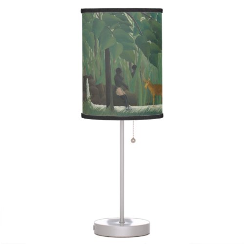 The Waterfall by Henri Rousseau Vintage Fine Art Table Lamp