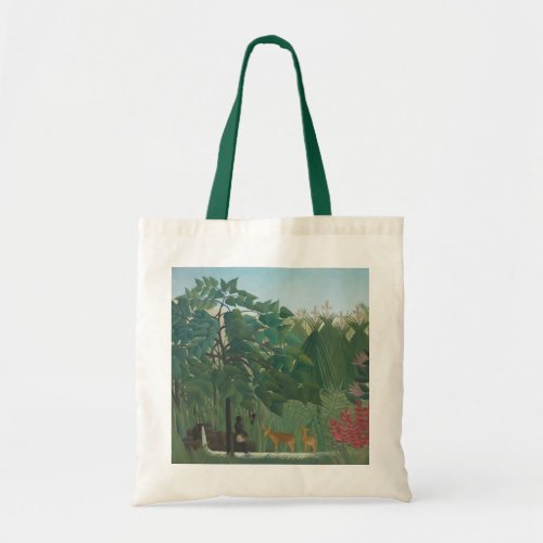 The Waterfall by Henri Rousseau Vintage Fine Art Tote Bag