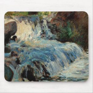The Waterfall by John Henry Twachtman Mouse Pad