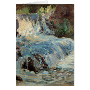 The Waterfall by Twachtman, Vintage Impressionism Cards