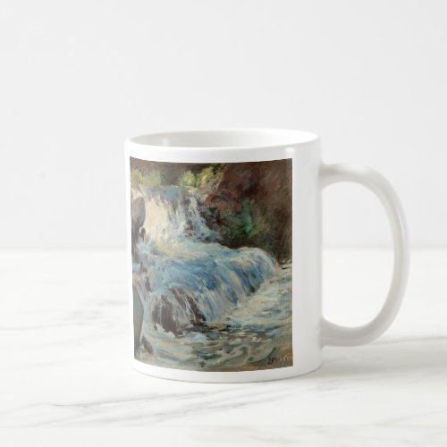 The Waterfall by Twachtman Vintage Impressionism Coffee Mug