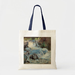 The Waterfall by Twachtman, Vintage Impressionism Tote Bag