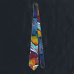 The Waterfall, Wassily Kandinsky Neck Tie<br><div class="desc">Wassily Wassilyevich Kandinsky (16 December 1866 – 13 December 1944) was a Russian painter and art theorist. Kandinsky is generally credited as the pioneer of abstract art. Born in Moscow, Kandinsky spent his childhood in Odessa (today Ukraine), where he graduated at Grekov Odessa Art school. He enrolled at the University...</div>