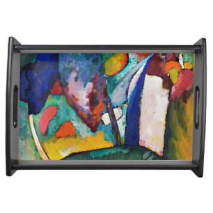 The Waterfall, Wassily Kandinsky Serving Tray