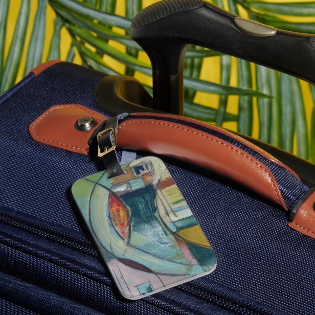 The "Waterfalls" Luggage Tag (Front Insitu 1)