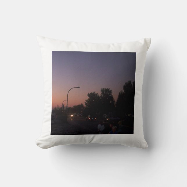 The Waterfront  Throw Pillow (Front)