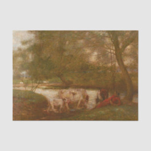 The Watering Place by Edward Stott Tissue Paper