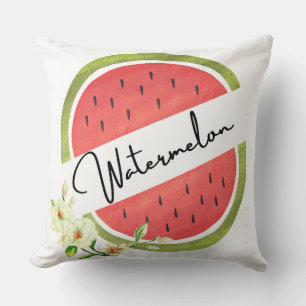The watermelon throw pillow