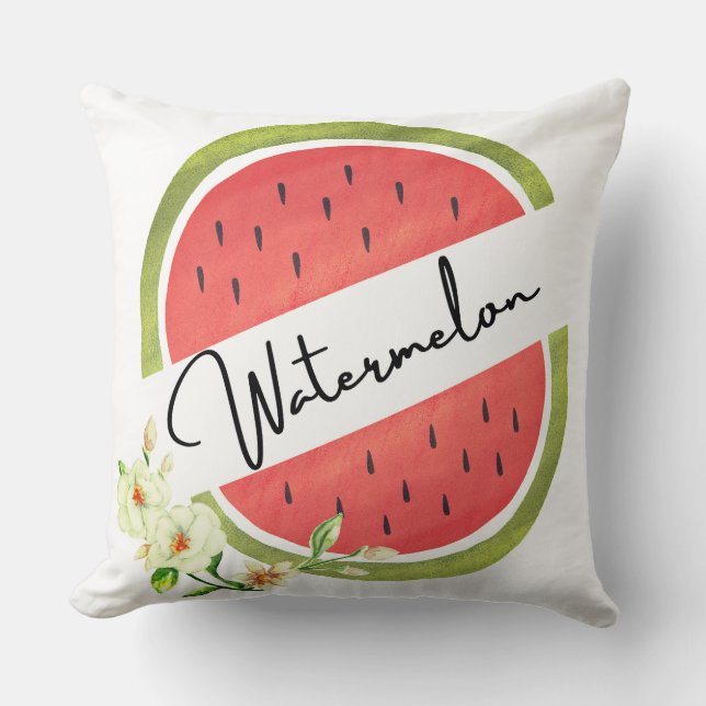 The watermelon throw pillow (Front)