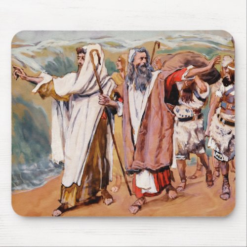  The Waters Are Divided painting by James Tissot Mouse Pad