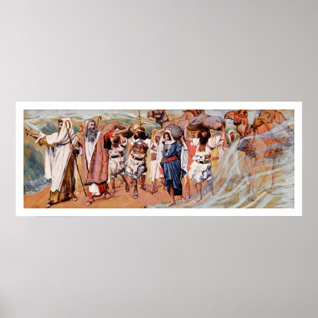 The Waters Are Divided. Painting by James Tissot  Poster (Front)