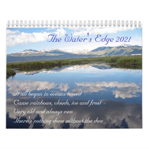 The Waters Edge calendar