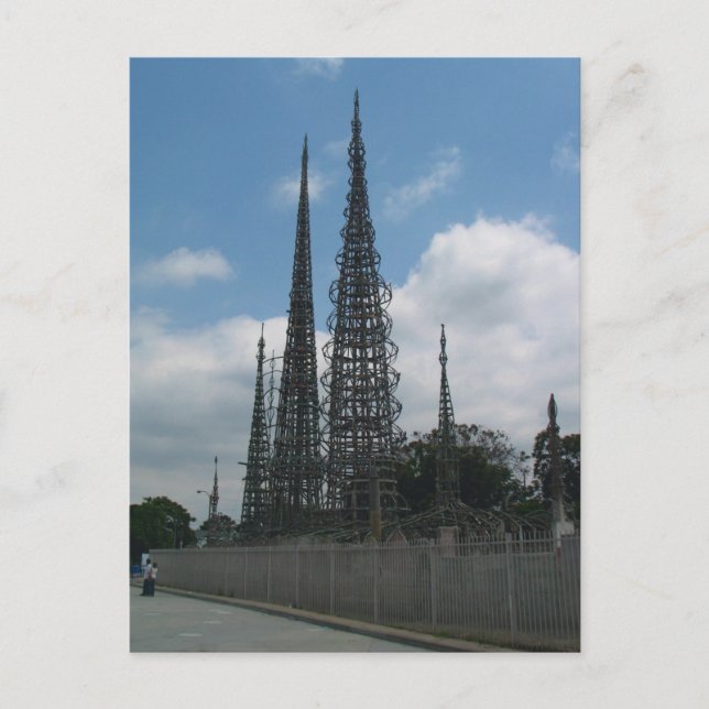 The Watts Towers Postcard (Front)