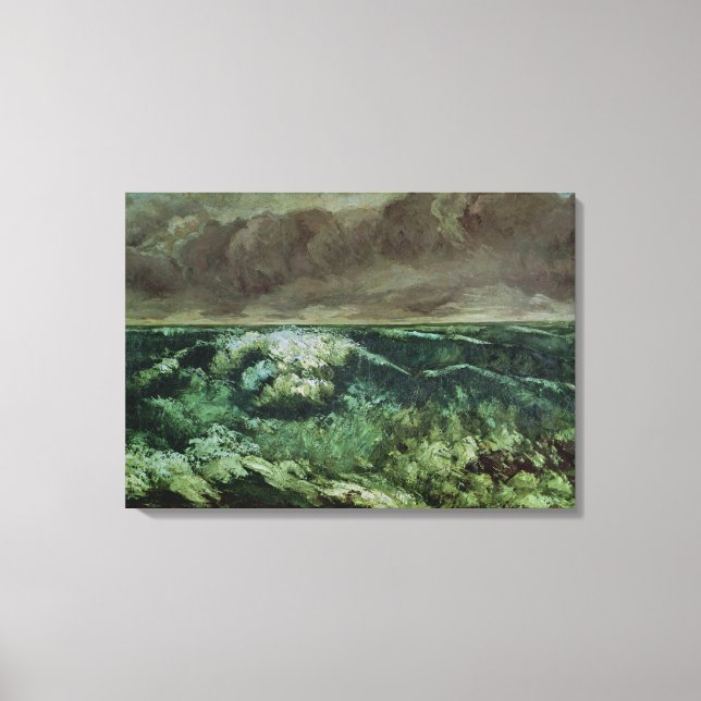 The Wave, after 1870 Canvas Print (Front)