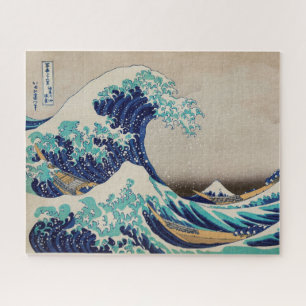 "THE WAVE" BY HOKUSAI PUZZLE