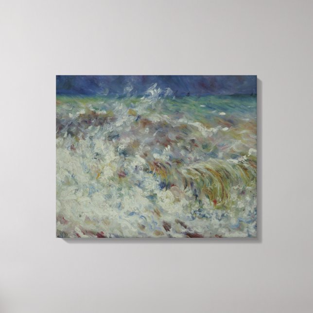 The Wave by Pierre-Auguste Renoir Canvas Print (Front)