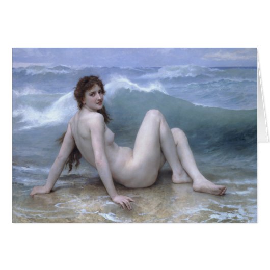 The Wave by William-Adolphe Bouguereau Cards (Front Horizontal)