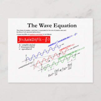 The Wave Equation Postcard