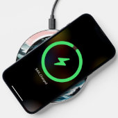 The Wave Pink Sage Teal Wireless Charger (Phone)