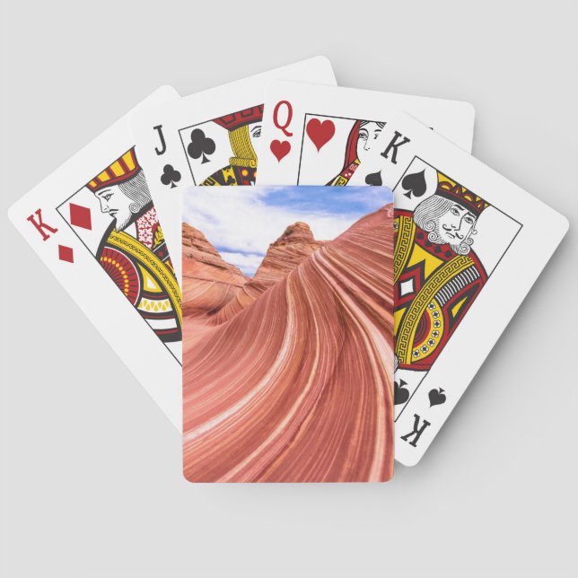 The Wave Sandstone Rock Formation Poker Cards (Back)