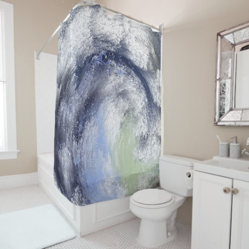 The Wave Shower Curtain