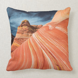 The wave, vermilion cliffs, Arizona Throw Pillow