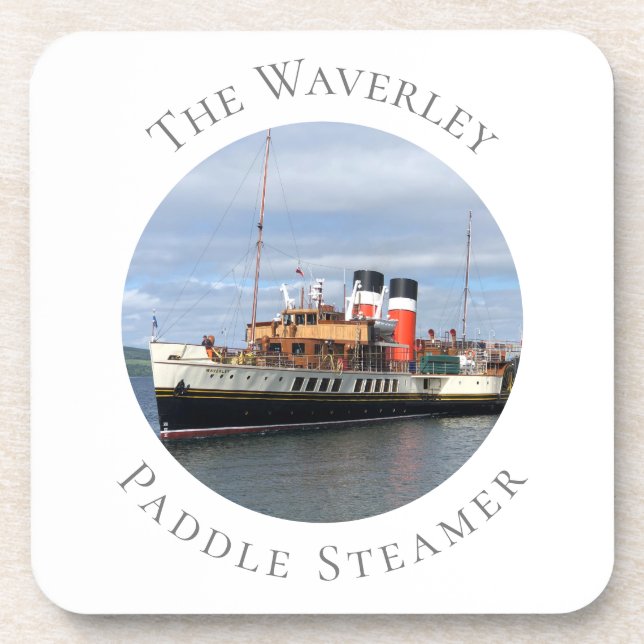 The Waverley Paddle Steamer Beverage Coaster (Front)