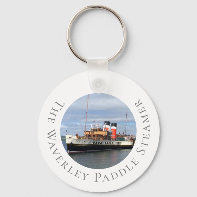 The Waverley Paddle Steamer Keychain (Front)