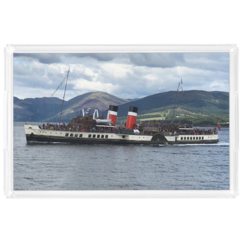 The Waverley Paddle Steamer off Scotland Acrylic Tray