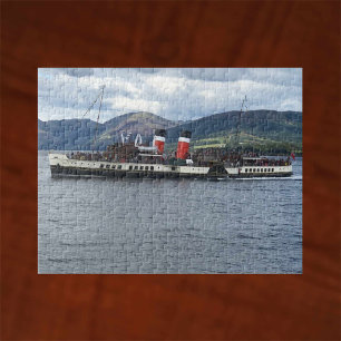The Waverley Paddle Steamer off Scotland Jigsaw Puzzle