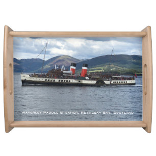 The Waverley Paddle Steamer off Scotland Serving Tray
