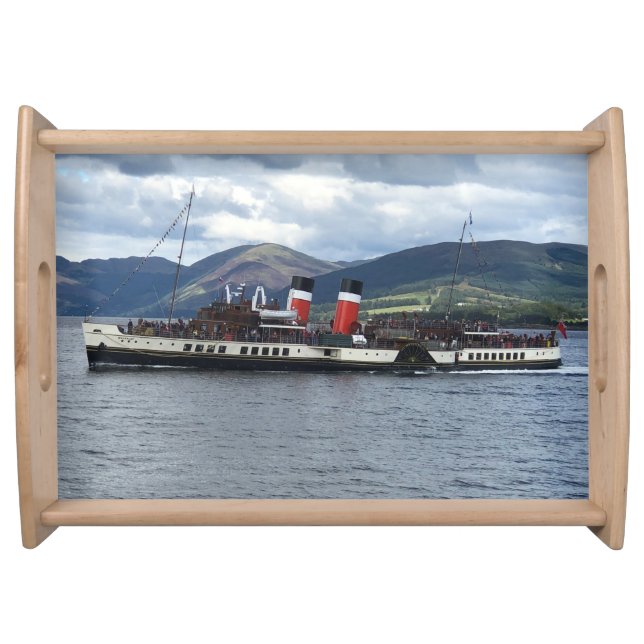 The Waverley Paddle Steamer off Scotland Serving Tray (Front)